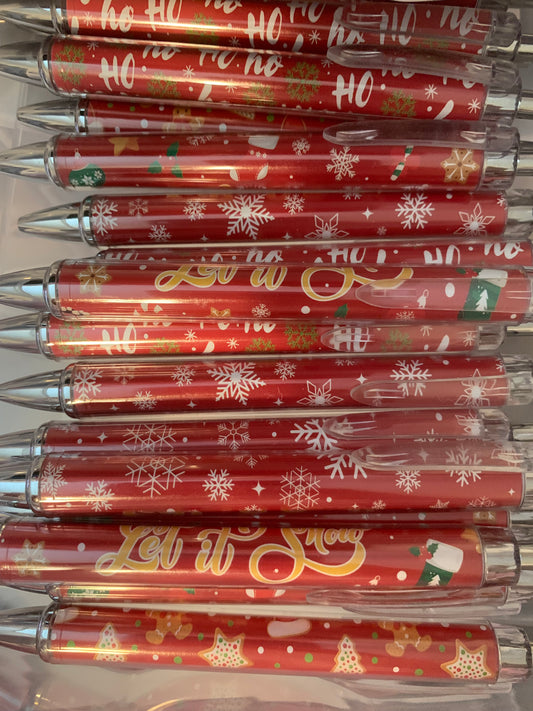 2 pack Christmas Ballpoint Pens